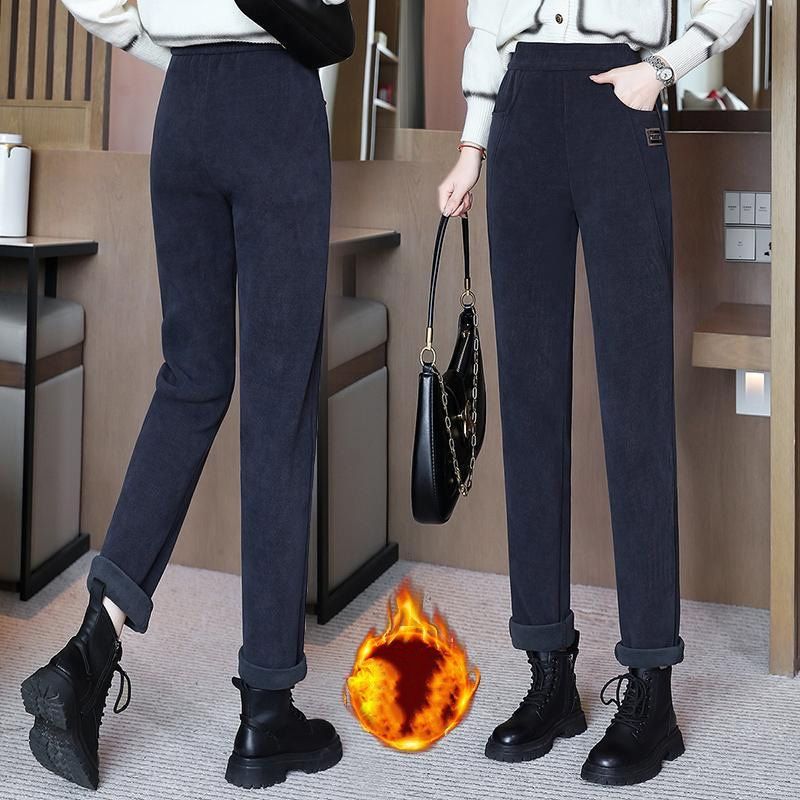 🎅Xmas Sales - 50% OFF🎄Women's High-waist Warm Faux Fleece-lined Pants