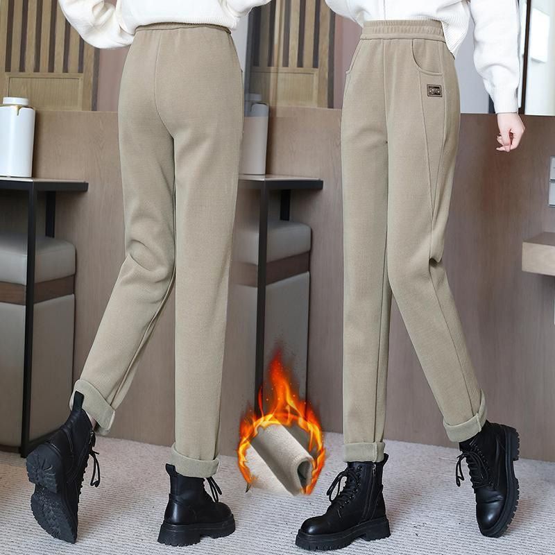 🎅Xmas Sales - 50% OFF🎄Women's High-waist Warm Faux Fleece-lined Pants