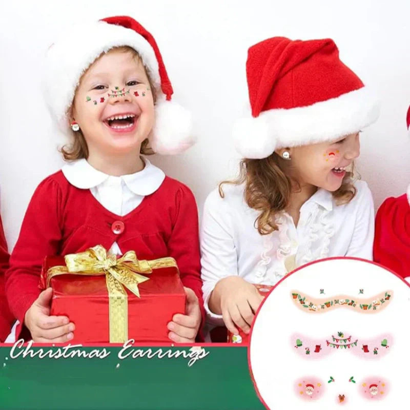 🎅Xmas Sales - 50% OFF🎄12 Sheets Christmas christmas face stickers