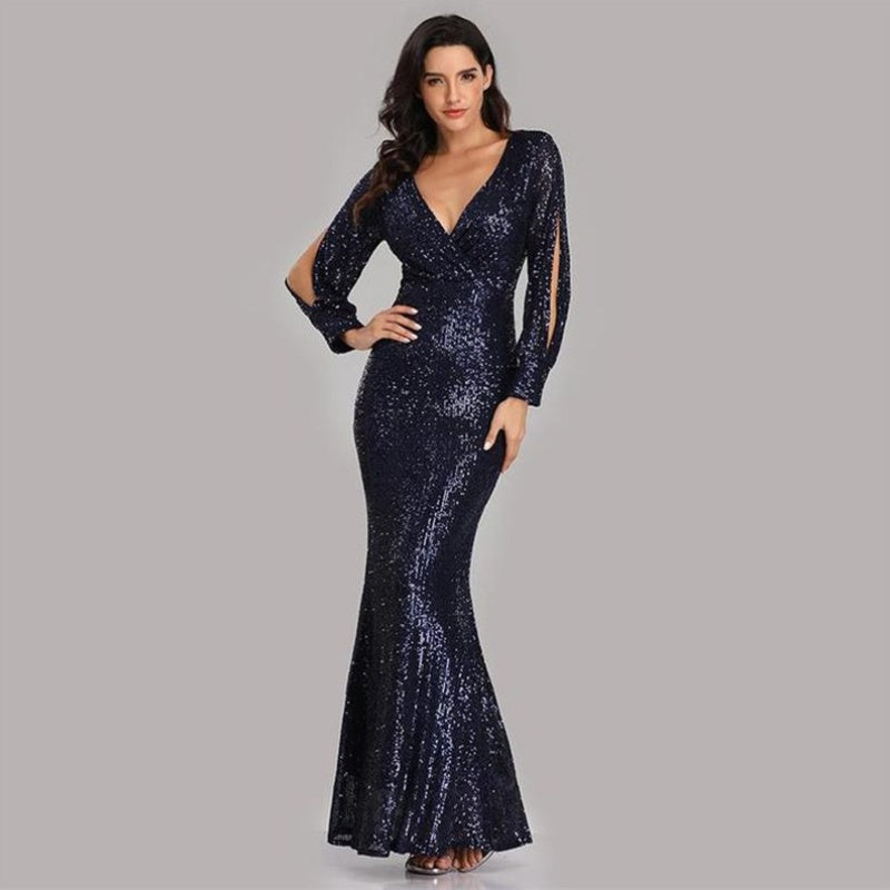 🎅Xmas Sales - 50% OFF🎄Women's Sequin Evening Dress