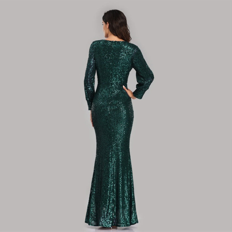 🎅Xmas Sales - 50% OFF🎄Women's Sequin Evening Dress