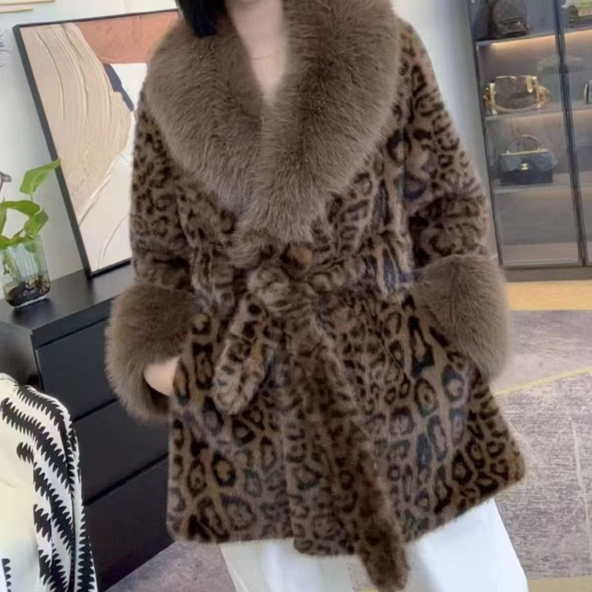 🎅Christmas Sale-50% OFF🎅Artificial Mink Fur Warm Coat