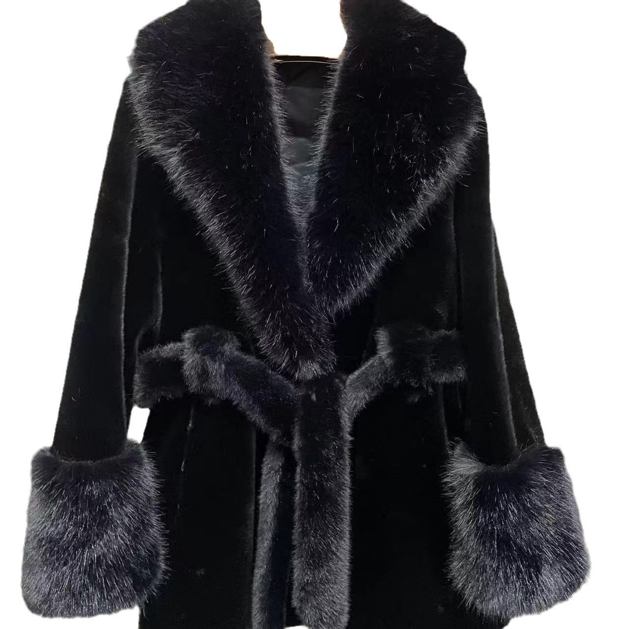 🎅Christmas Sale-50% OFF🎅Artificial Mink Fur Warm Coat