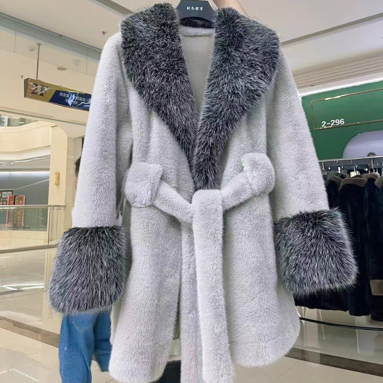 🎅Christmas Sale-50% OFF🎅Artificial Mink Fur Warm Coat