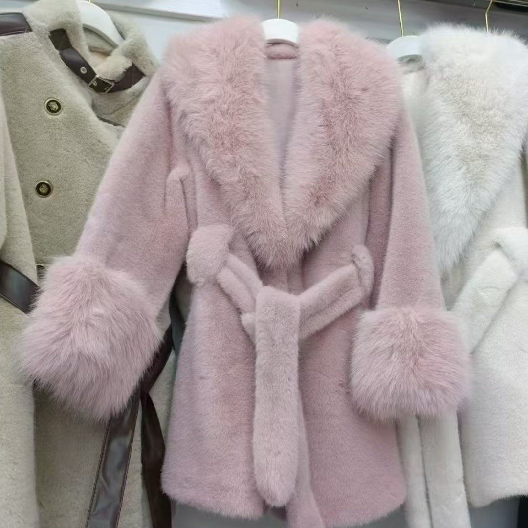 🎅Christmas Sale-50% OFF🎅Artificial Mink Fur Warm Coat