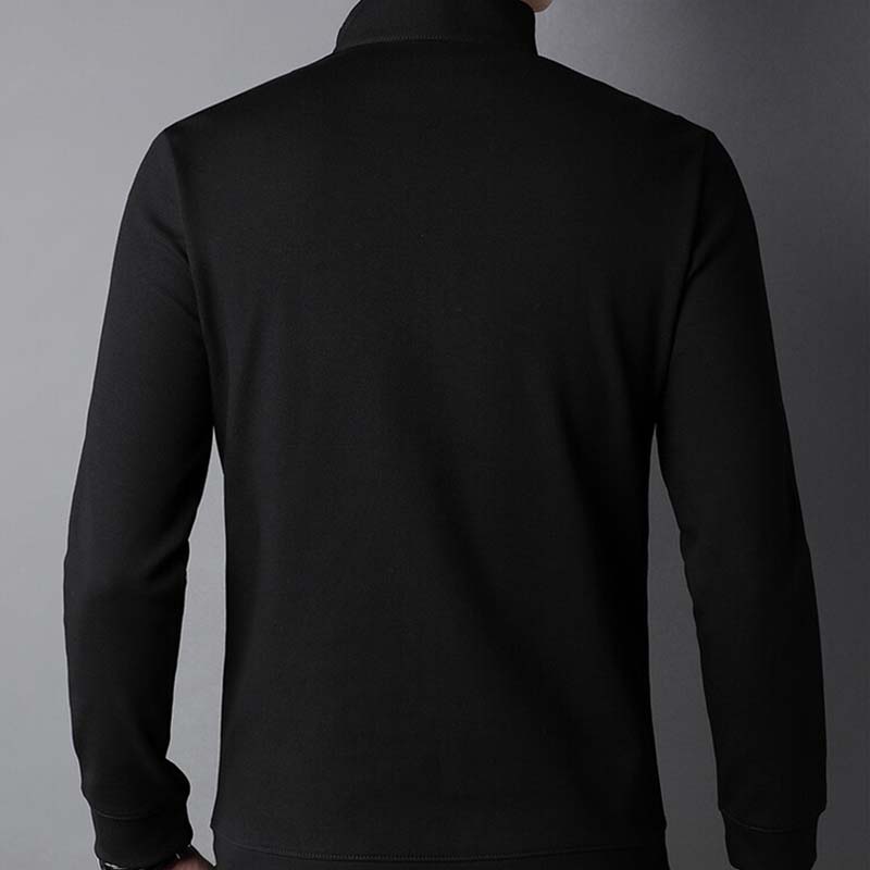 🎅Christmas Sale -50% OFF🎅Men's Solid Half Zip Long-Sleeve Tops