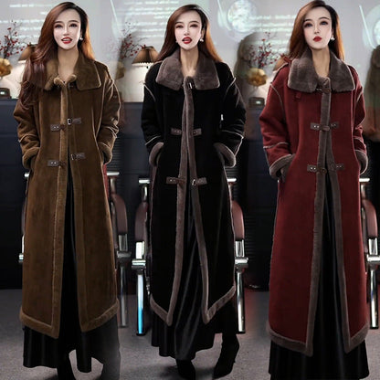 🎅Christmas Sale - 50% OFF🎅 Stylish Plush Lined Overcoat for Women