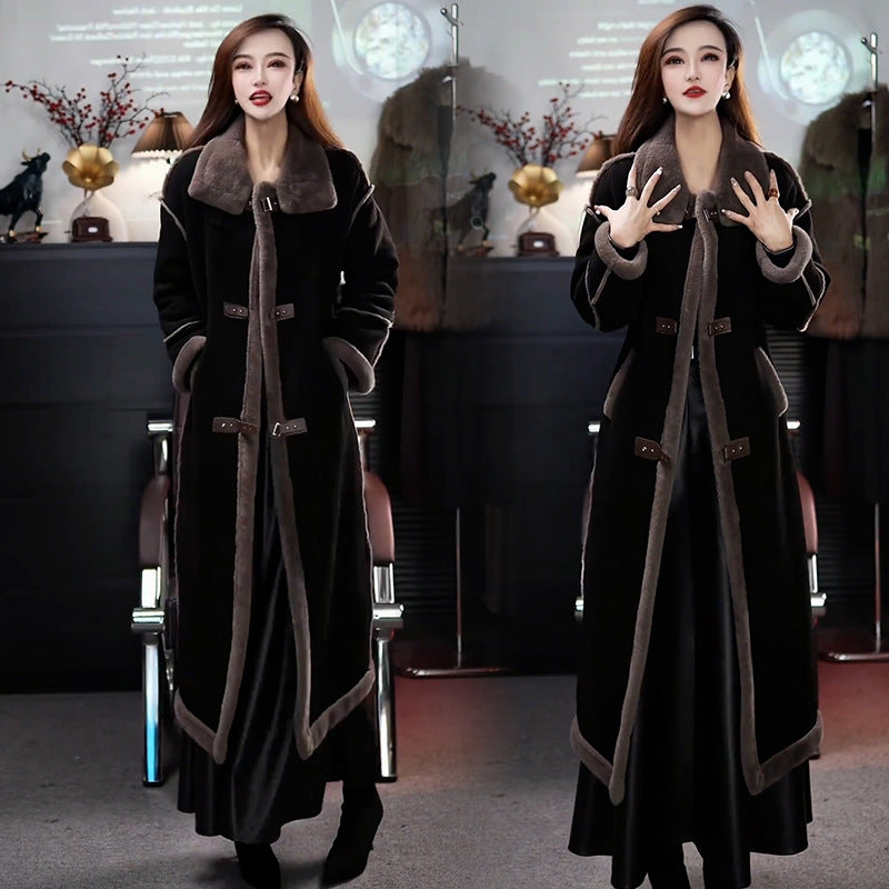 🎅Christmas Sale - 50% OFF🎅 Stylish Plush Lined Overcoat for Women