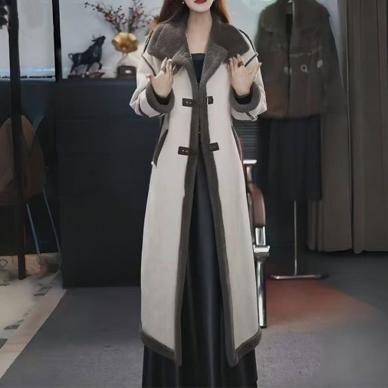 🎅Christmas Sale - 50% OFF🎅 Stylish Plush Lined Overcoat for Women