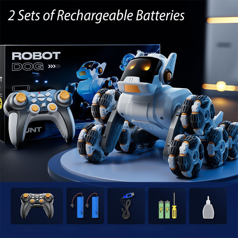 🎅Xmas Sales - 50% OFF🎄 Remote Control Rotating Robot Dog Car Toy