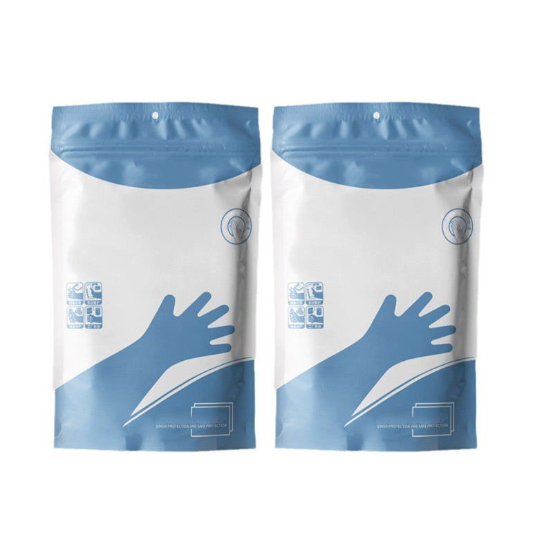 🎅Christmas Sale-50% OFF🎅Printed Disposable Long Plastic Arm Gloves