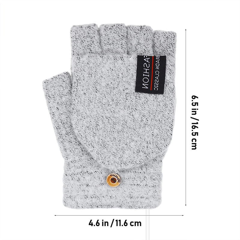 🎅Xmas Sales - 50% OFF🎄Winter USB Heated Warm Knitted Gloves