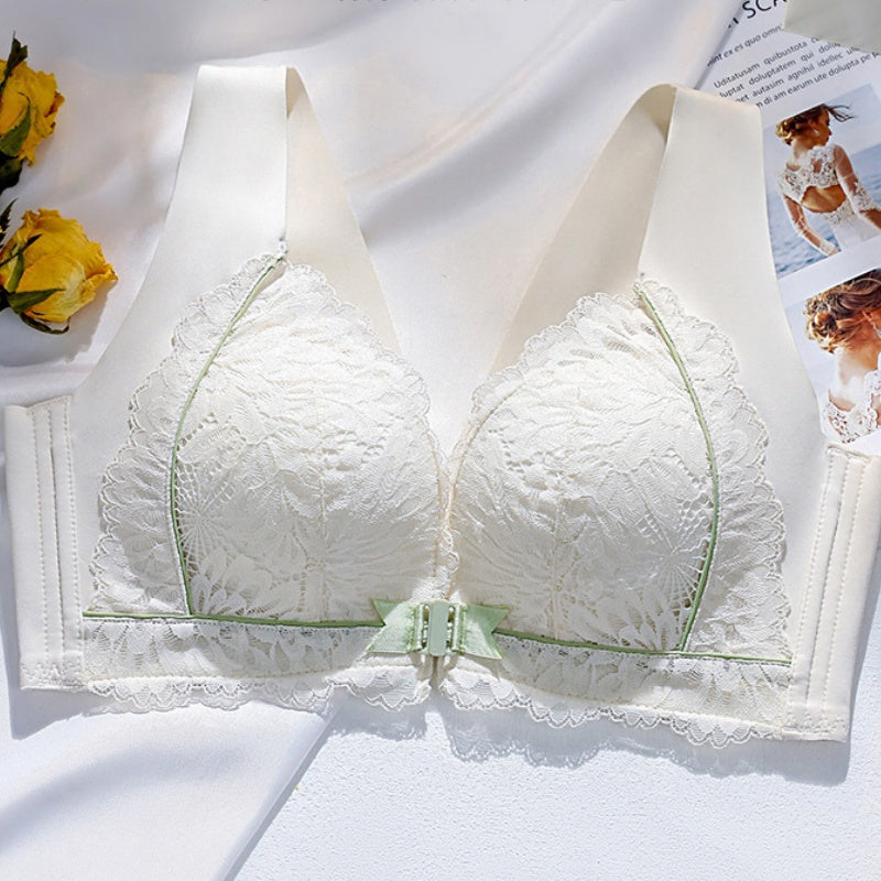 🎅Xmas Sales - 50% OFF🎄Women's Front-Clasp Lace Bra with Lift and Anti-Sagging Design