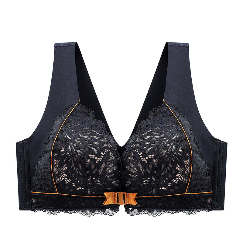 🎅Xmas Sales - 50% OFF🎄Women's Front-Clasp Lace Bra with Lift and Anti-Sagging Design