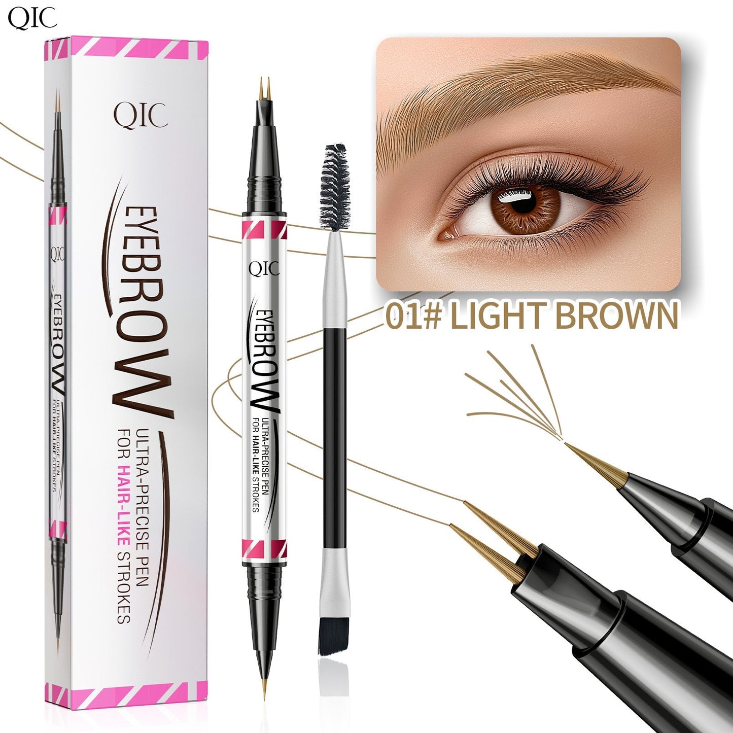 💜 BUY 1 GET 1 FREE💜Dual-Ended Eyebrow Pen