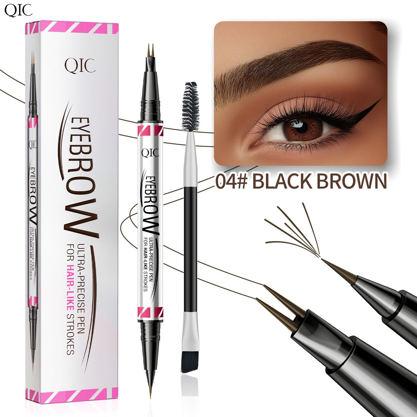 💜 BUY 1 GET 1 FREE💜Dual-Ended Eyebrow Pen