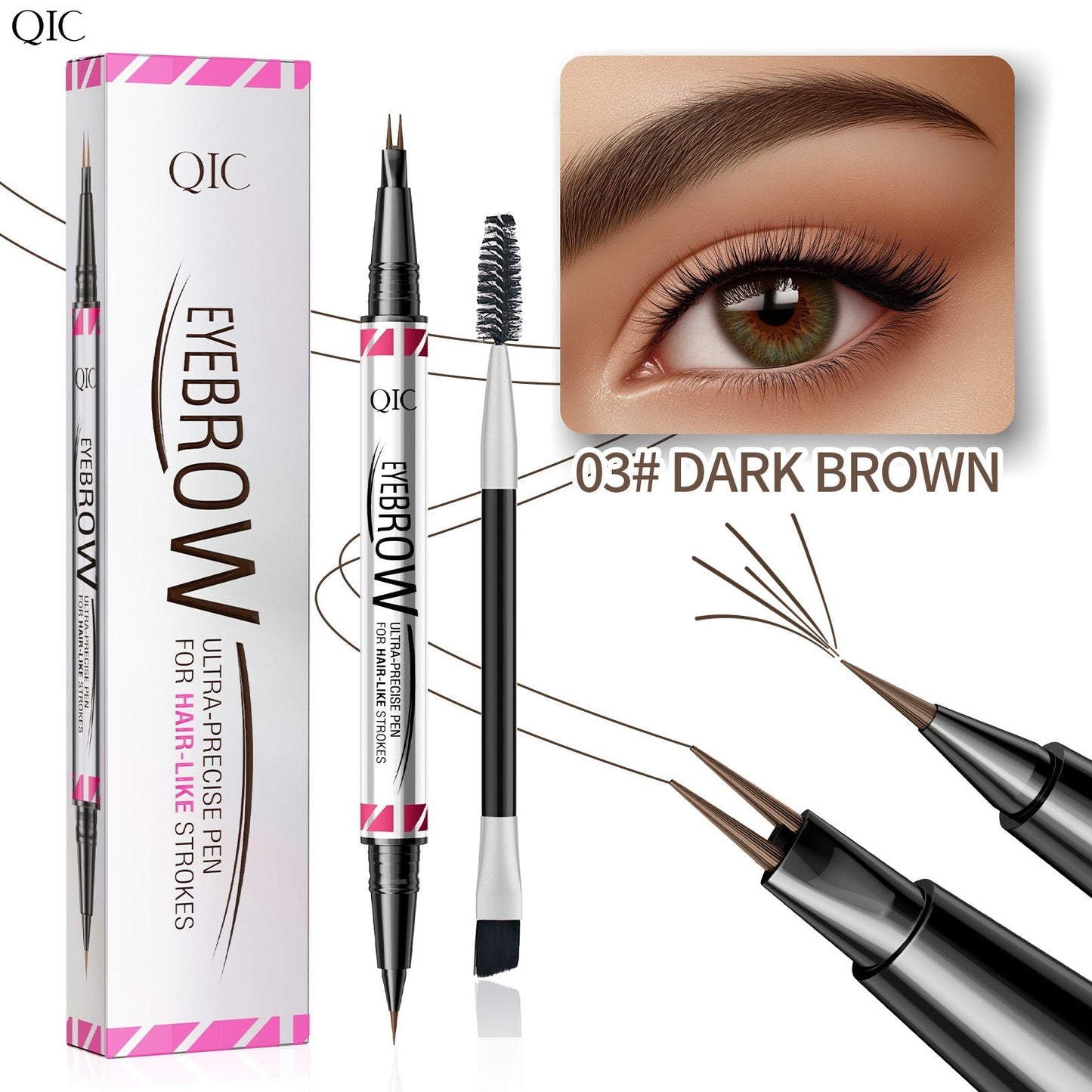 💜 BUY 1 GET 1 FREE💜Dual-Ended Eyebrow Pen