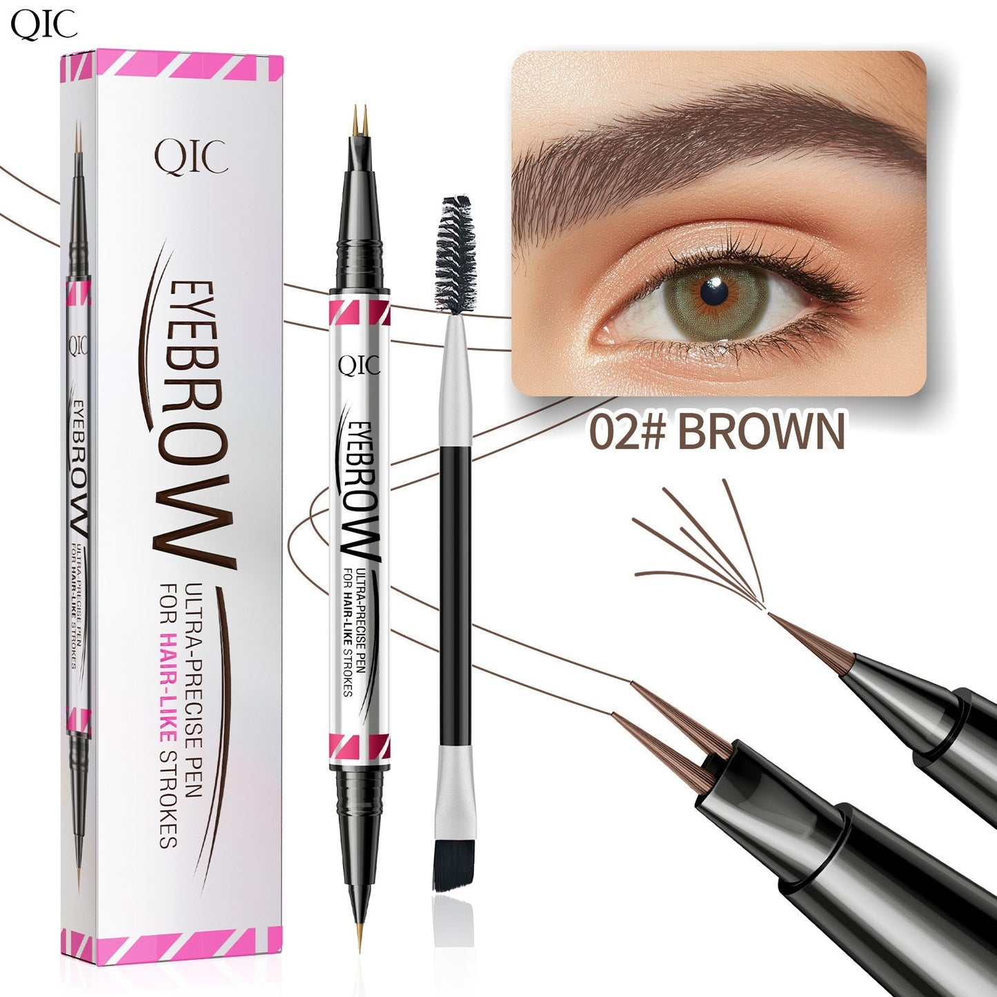 💜 BUY 1 GET 1 FREE💜Dual-Ended Eyebrow Pen