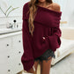 🎅Xmas Sales - 50% OFF🎄Fashion Loose Solid Color Pullover Sweater