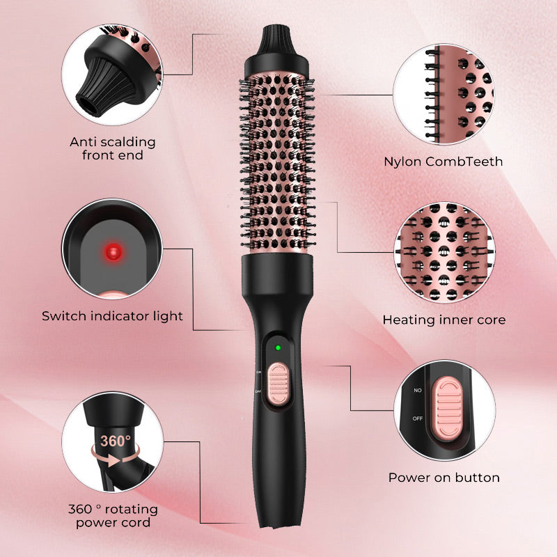 💜 LAST DAY PROMOTION - 50%OFF💜3 in 1 32mm Curling Iron Brush