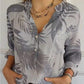 💜 LAST DAY PROMOTION - 50%OFF💜Women's Fashion V-Neck Printed Top
