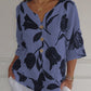 💜 LAST DAY PROMOTION - 50%OFF💜🌷Printed V-neck Tunic Top🌷