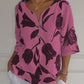 💜 LAST DAY PROMOTION - 50%OFF💜🌷Printed V-neck Tunic Top🌷