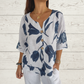💜 LAST DAY PROMOTION - 50%OFF💜🌷Printed V-neck Tunic Top🌷