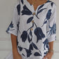💜 LAST DAY PROMOTION - 50%OFF💜🌷Printed V-neck Tunic Top🌷