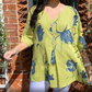 💜 LAST DAY PROMOTION - 50%OFF💜🌷Printed V-neck Tunic Top🌷