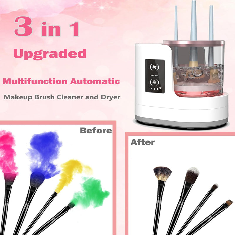 💜 LAST DAY PROMOTION - 50%OFF💜3 in 1 Electric Makeup Brush Cleaner