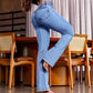 💜 LAST DAY PROMOTION - 50%OFF💜Women's Butt Lifting Bootcut Jeans High Waisted Wide Leg Baggy Jean