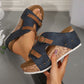 🔥LAST DAY PROMOTION - 50%OFF🔥 Cutout Platform Wedge Sandals