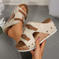 🔥LAST DAY PROMOTION - 50%OFF🔥 Cutout Platform Wedge Sandals