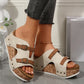 🔥LAST DAY PROMOTION - 50%OFF🔥 Cutout Platform Wedge Sandals