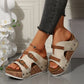 🔥LAST DAY PROMOTION - 50%OFF🔥 Cutout Platform Wedge Sandals