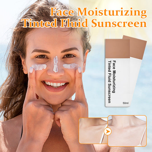 💜LAST DAY - BUY 1 GET 1 FREE💜Face Moisturizing Tinted Fluid Sunscreen