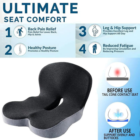 💜 LAST DAY PROMOTION - 50%OFF💜Non-Slip Memory Foam Seat