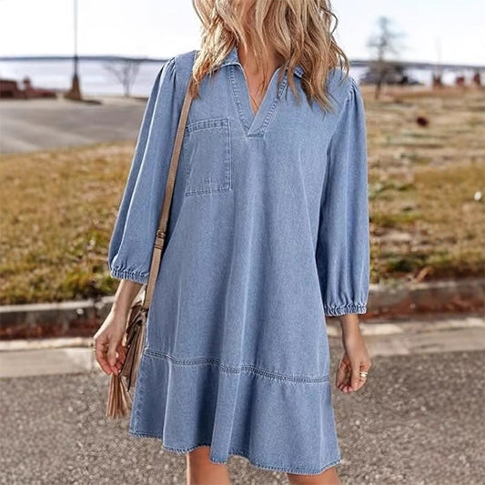 💜 LAST DAY PROMOTION - 50%OFF💜Women's Casual Denim Dress