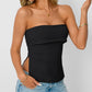 🔥Sexy Strapless Top: Sleek Fit, Alluring Neckline, Effortless Charm