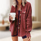 Final 3 Hours: 50% OFF🔥Waffle Knit Button Down Shacket
