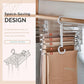 🎁Household Multifunctional Telescopic Folding Multi-layer Pants Storage Rack