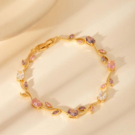 💜 LAST DAY PROMOTION - 50% OFF💜Women's Dainty Leaf Charm Bracelet