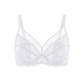 💞Enchante virágmintás csipke, plus size merevítős, béleletlen, párnázatlan, minimalizáló, teljes fedésű melltartó, női viselet, kényelmes, lélegző, hálós kosaras.