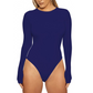 Women's Stretch Long Sleeve Crew Neck Bodysuit
