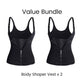 Dames body shaper vest met ritssluiting & Haken