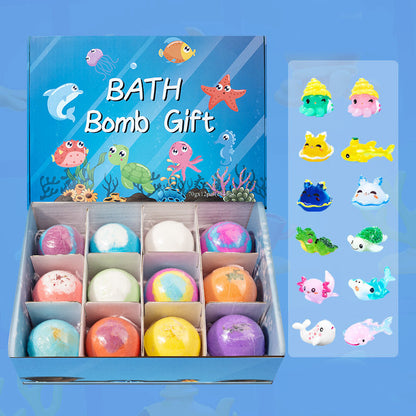 🧼🛁 Natural Bath Bombs for Kids with Mega Bubbles & Surprise Inside 🥚✨