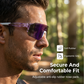 🚴 Large Frame Sports Sunglasses – UV390 Protection, 26.9g Lightweight, HD PC Lens
