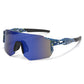 🚴 Large Frame Sports Sunglasses – UV390 Protection, 26.9g Lightweight, HD PC Lens