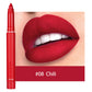 💄 Matte lip crayon – waterproof, 8hr wear, built-in sharpener 💋✨